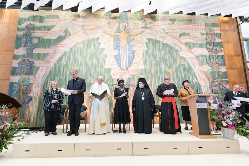 Pope Francis visits WCC