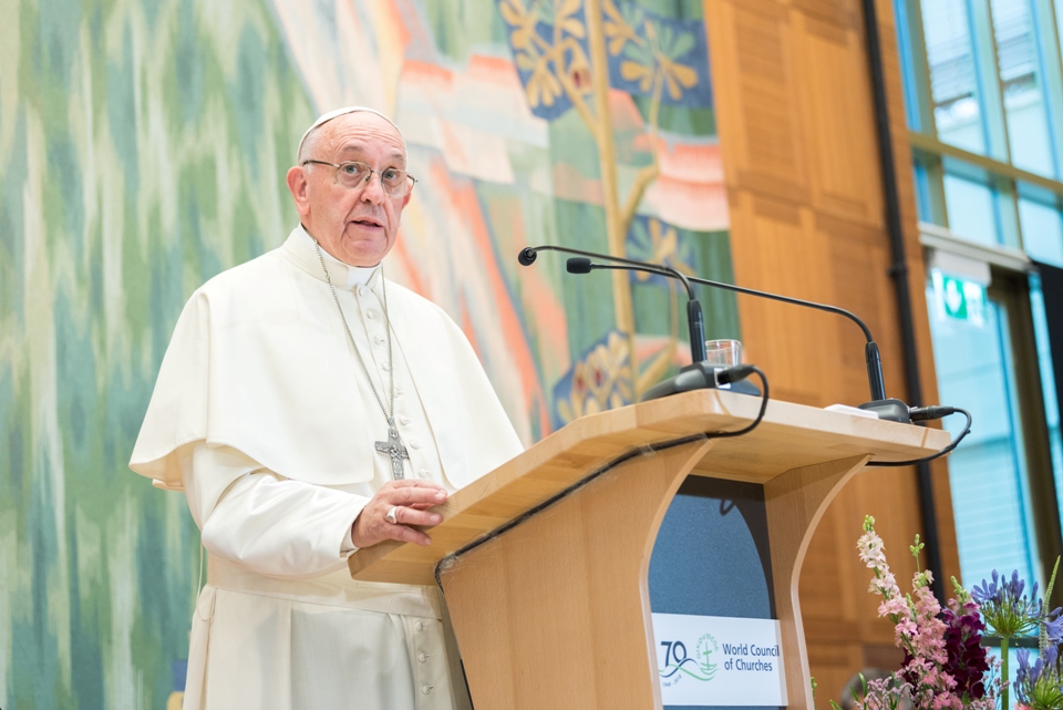 Pope Francis visits WCC