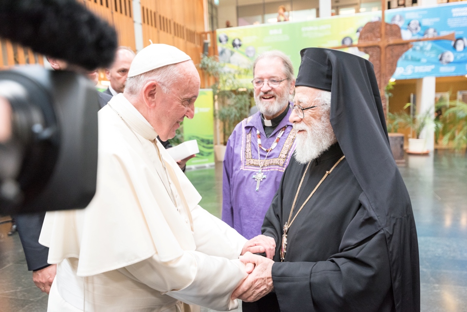 Pope Francis visits WCC