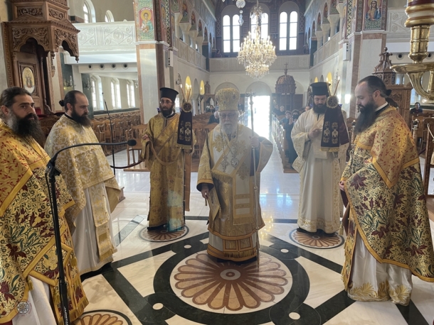 Ο Μητροπολίτης Κωνσταντίας στον Ιερό Ναό Αγίων Ομολογητών Λευκωσίας Ο Μητροπολίτης Κωνσταντίας στον Ιερό Ναό Αγίων Ομολογητών Λευκωσίας