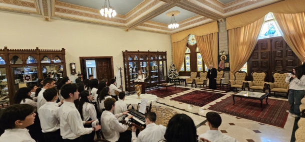 Κάλαντα από μαθητές Γυμνασίου Κοκκινοχωριών Πάνου Ιωάννου